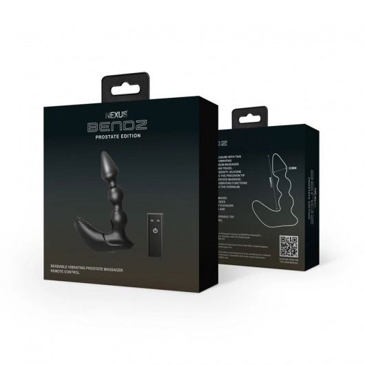 Черный вибростимулятор Nexus Bendz Prostate Edition - 14,1 см. - Nexus Range - в Димитровграде купить с доставкой