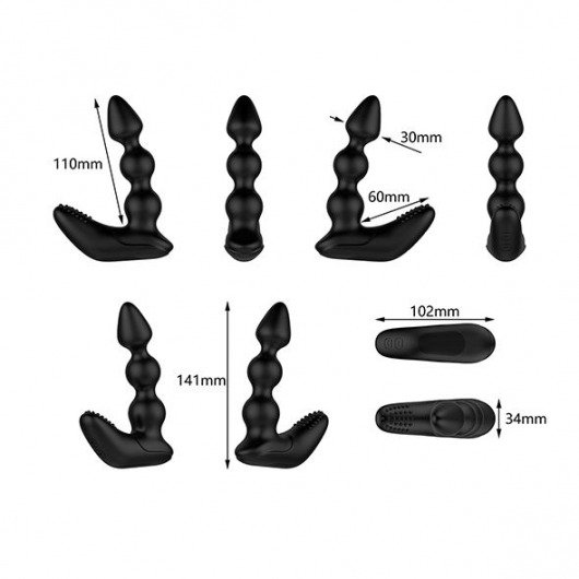 Черный вибростимулятор Nexus Bendz Prostate Edition - 14,1 см. - Nexus Range - в Димитровграде купить с доставкой