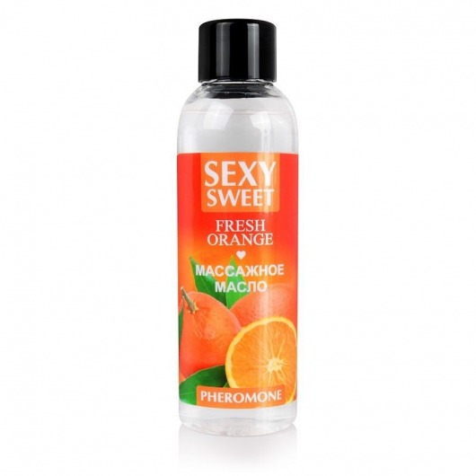 Массажное масло Sexy Sweet Fresh Orange с ароматом апельсина и феромонами - 75 мл. - Биоритм - купить с доставкой в Димитровграде