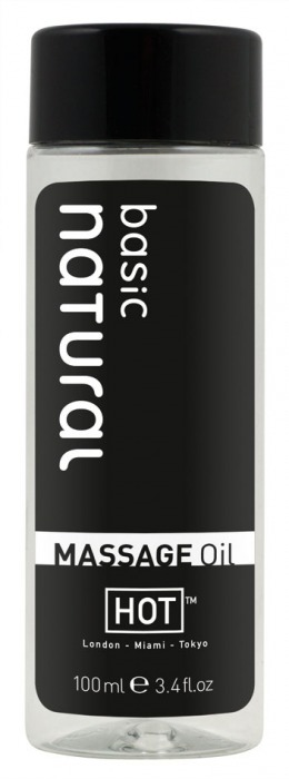 Массажное масло для тела Natural Basic - 100 мл. - HOT - купить с доставкой в Димитровграде