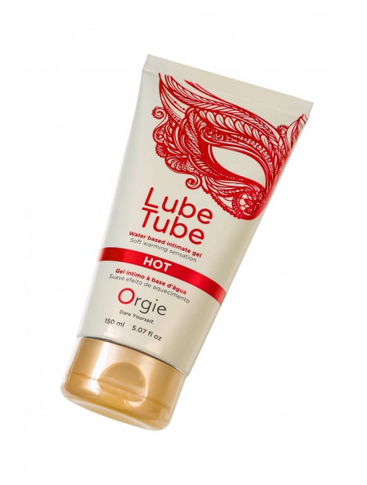 Интимный гель на водной основе Lube Tube Hot с разогревающим эффектом - 150 мл. - ORGIE - купить с доставкой в Димитровграде