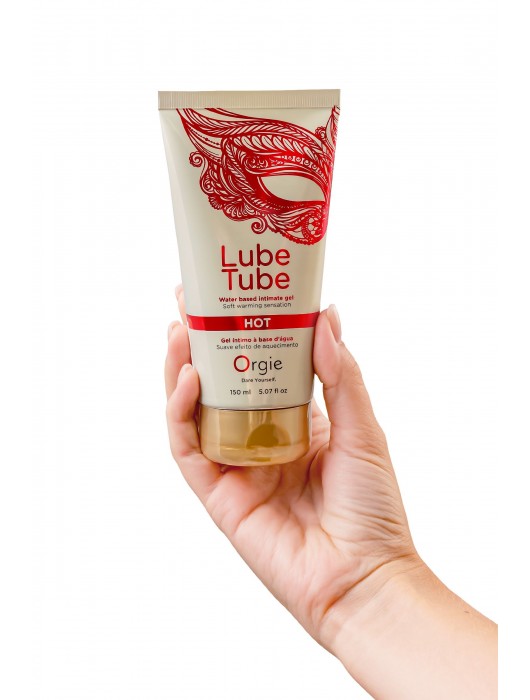 Интимный гель на водной основе Lube Tube Hot с разогревающим эффектом - 150 мл. - ORGIE - купить с доставкой в Димитровграде