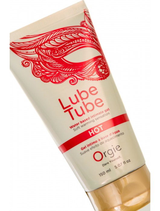 Интимный гель на водной основе Lube Tube Hot с разогревающим эффектом - 150 мл. - ORGIE - купить с доставкой в Димитровграде