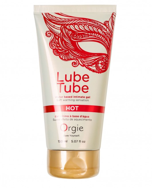 Интимный гель на водной основе Lube Tube Hot с разогревающим эффектом - 150 мл. - ORGIE - купить с доставкой в Димитровграде
