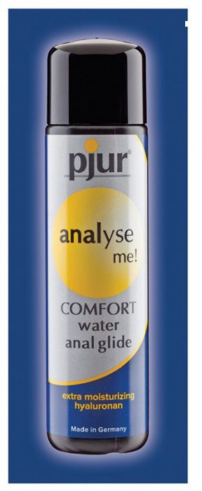 Анальный лубрикант pjur ANALYSE ME Comfort Water Anal Glide - 2 мл. - Pjur - купить с доставкой в Димитровграде