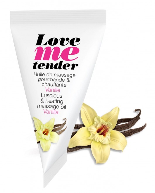 Съедобное согревающее массажное масло Love Me Tender Vanilla с ароматом ванили - 10 мл. - Love to Love - купить с доставкой в Димитровграде