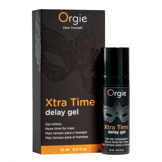 Продлевающий гель Orgie Xtra Time Delay Gel - 15 мл. - ORGIE - купить с доставкой в Димитровграде