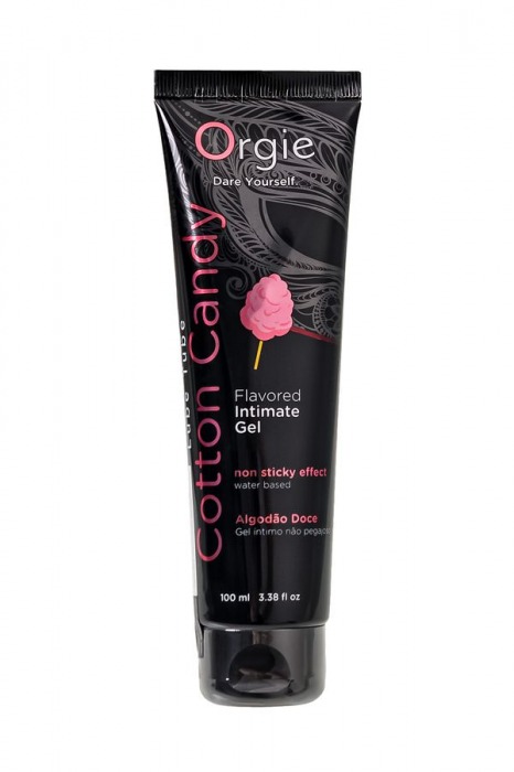 Интимный гель на водной осное Lube Tube Cotton Candy со вкусом сахарной ваты - 100 мл. - ORGIE - купить с доставкой в Димитровграде