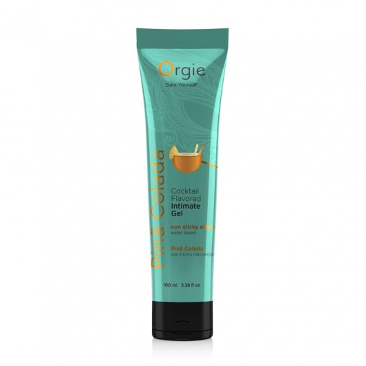 Съедобный интимный гель Orgie Lube Tube Cocktail Pina Colada - 100 мл. - ORGIE - купить с доставкой в Димитровграде