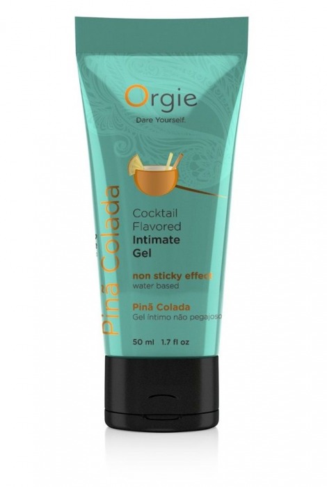 Съедобный интимный гель Orgie Lube Tube Cocktail Pina Colada - 50 мл. - ORGIE - купить с доставкой в Димитровграде