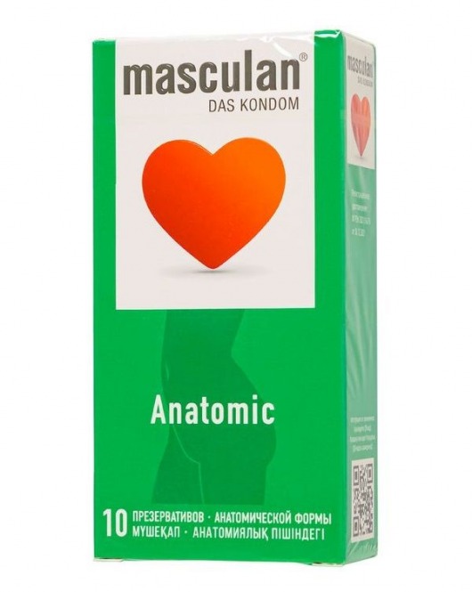 Презервативы анатомической формы Masculan Anatomic - 10 шт. - Masculan - купить с доставкой в Димитровграде