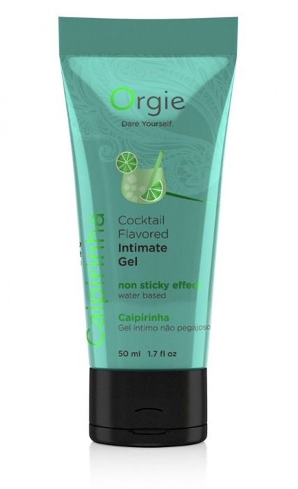 Съедобный интимный гель Orgie Lube Tube Cocktail Caipirinha - 50 мл. - ORGIE - купить с доставкой в Димитровграде