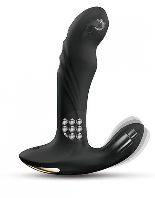 Черный вибромассажер простаты Multi P-Joy с 3 моторами - Dorcel - в Димитровграде купить с доставкой