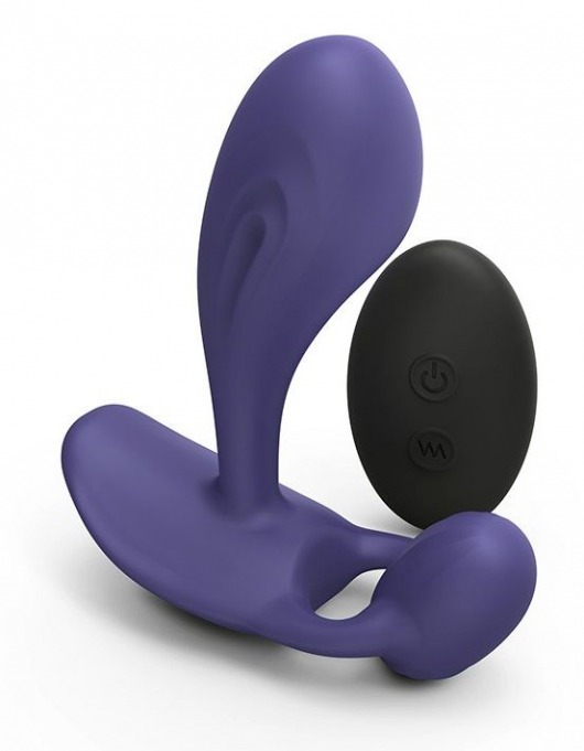 Темно-синий вибромассажер Witty P G Vibrator with Remote Control - Love to Love - в Димитровграде купить с доставкой