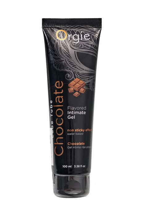 Интимный гель на водной основе Lube Tube Chocolate с шоколадным вкусом - 100 мл. - ORGIE - купить с доставкой в Димитровграде