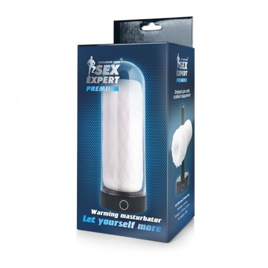 Оригинальный мастурбатор в колбе с нагревом - Sex Expert - в Димитровграде купить с доставкой