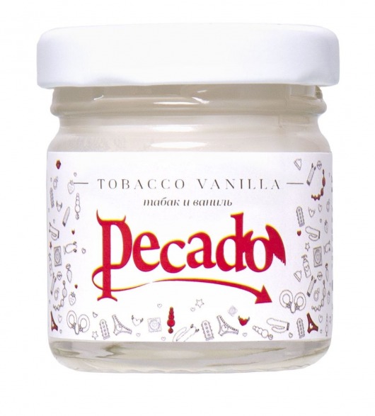 Массажная свеча Tobacco Vanilla - 35 мл. - Pecado - купить с доставкой в Димитровграде