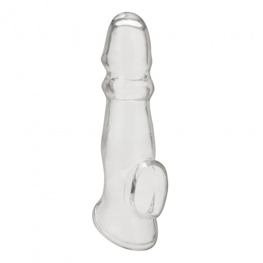 Прозрачная насадка для пениса Girthy Penis Enhancing Sleeve Extension - 17,1 см. - BlueLine - в Димитровграде купить с доставкой