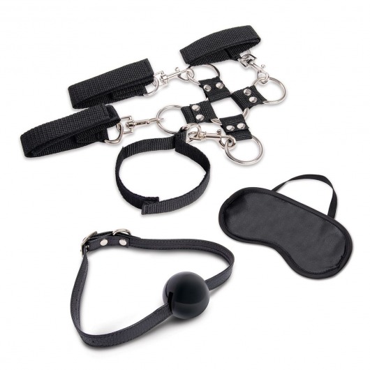 Набор для фиксации из 7 предметов Hogtie   Ball Gag Kit - Lux Fetish - купить с доставкой в Димитровграде