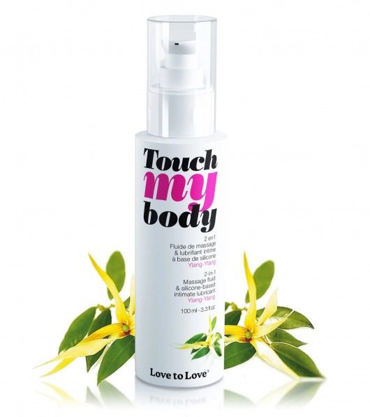 Силиконовый лубрикант 2-в-1 Touch My Body с ароматом иланг-иланга - 100 мл. - Love to Love - купить с доставкой в Димитровграде