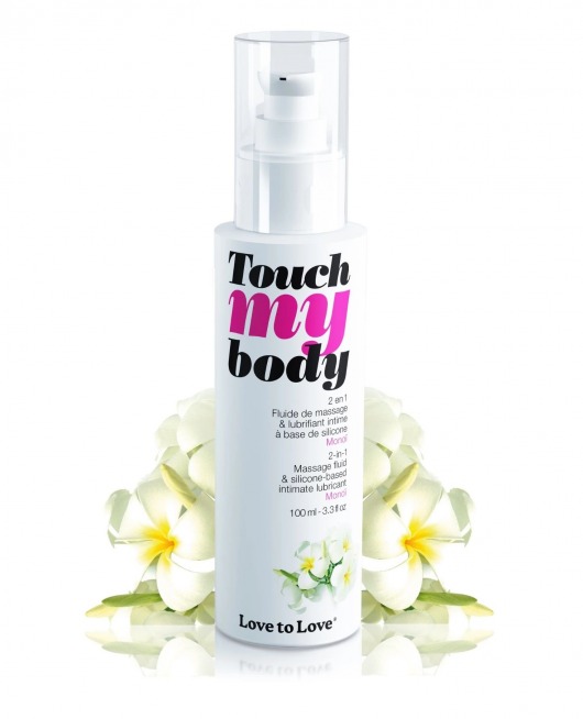 Силиконовый лубрикант 2-в-1 Touch My Body с ароматом моной - 100 мл. - Love to Love - купить с доставкой в Димитровграде