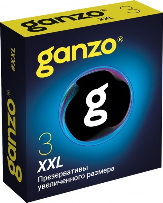 Презервативы увеличенного размера Ganzo XXL - 3 шт. - Ganzo - купить с доставкой в Димитровграде