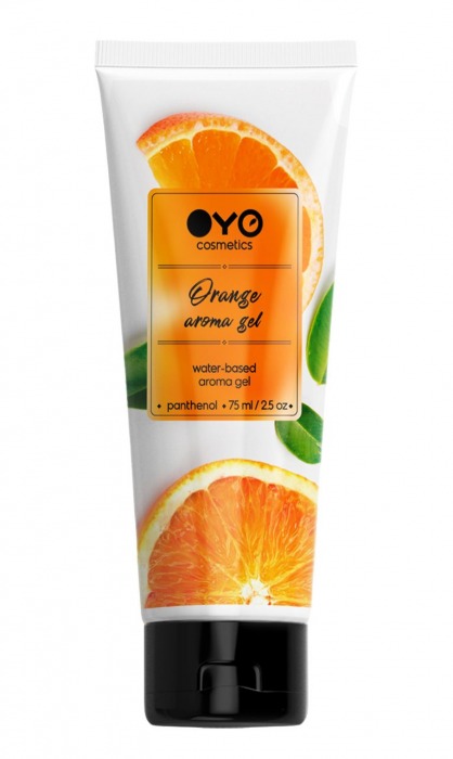 Лубрикант на водной основе OYO Aroma Gel Orange с ароматом апельсина - 75 мл. - OYO - купить с доставкой в Димитровграде