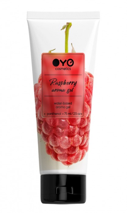 Лубрикант на водной основе OYO Aroma Gel Raspberry с ароматом малины - 75 мл. - OYO - купить с доставкой в Димитровграде