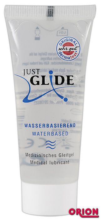 Вагинальная смазка на водной основе JUSTGLIDE - 20 мл. - Orion - купить с доставкой в Димитровграде