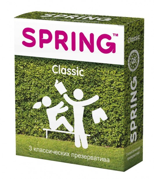 Классические презервативы SPRING CLASSIC - 3 шт. - SPRING - купить с доставкой в Димитровграде