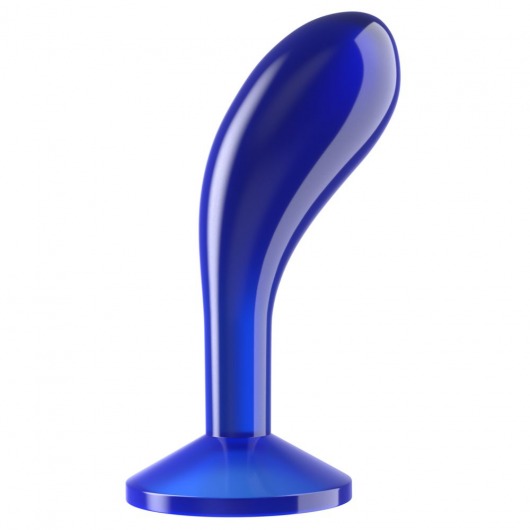 Синяя анальная втулка Flawless Clear Prostate Plug 6.0 - 15 см. - Lovetoy - в Димитровграде купить с доставкой