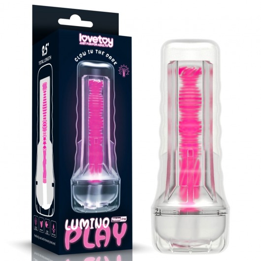 Светящийся в темноте мастурбатор 8.5 Lumino Play Masturbator - Lovetoy - в Димитровграде купить с доставкой