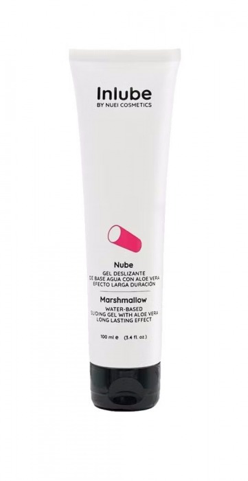 Лубрикант на водной основе Nuei Inlube с алоэ вера и ароматом маршмеллоу -100 мл. - Nuei cosmetics - купить с доставкой в Димитровграде