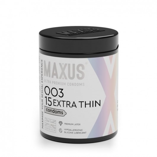 Экстремально тонкие презервативы MAXUS 003 Extra Thin - 15 шт. - Maxus - купить с доставкой в Димитровграде