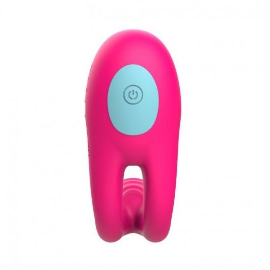 Розовое виброкольцо с пультом ДУ - I-MOON - в Димитровграде купить с доставкой