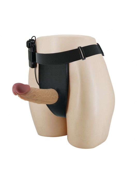 Полый вибрострапон на регулируемых трусиках Draven - 17,5 см. - Baile - купить с доставкой в Димитровграде