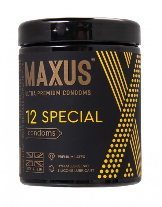 Презервативы с точками и рёбрами MAXUS Special - 12 шт. - Maxus - купить с доставкой в Димитровграде