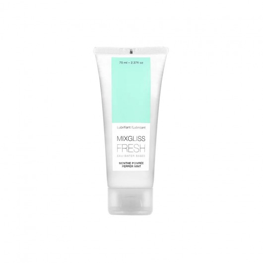 Лубрикант с охлаждающим эффектом Mixgliss Fresh Pepper Mint - 70 мл. - Strap-on-me - купить с доставкой в Димитровграде
