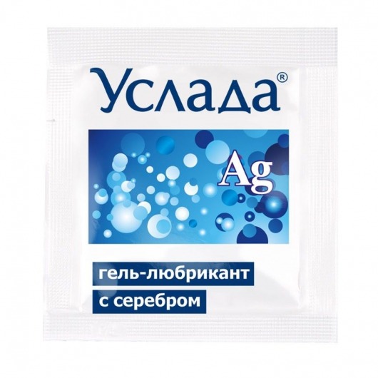 Гель-лубрикант «Услада с серебром» - 3 гр. - Биоритм - купить с доставкой в Димитровграде