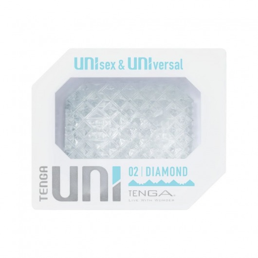 Прозрачный мастурбатор-стимулятор Tenga Uni Diamond - Tenga - в Димитровграде купить с доставкой