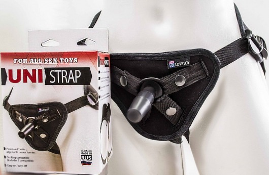 Универсальные трусики Harness UNI strap с корсетом - LOVETOY (А-Полимер) - купить с доставкой в Димитровграде