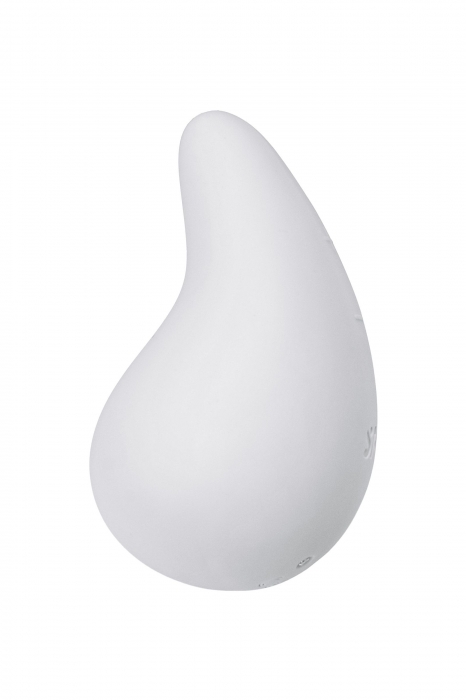 Белый вибромассажер в форме капли Dew Drop - Satisfyer