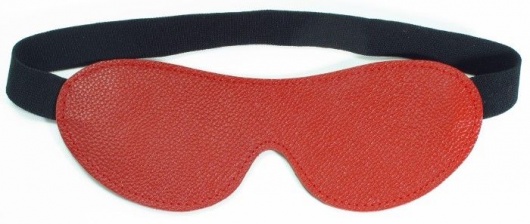 Красная кожаная маска на глаза - БДСМ Арсенал - купить с доставкой в Димитровграде