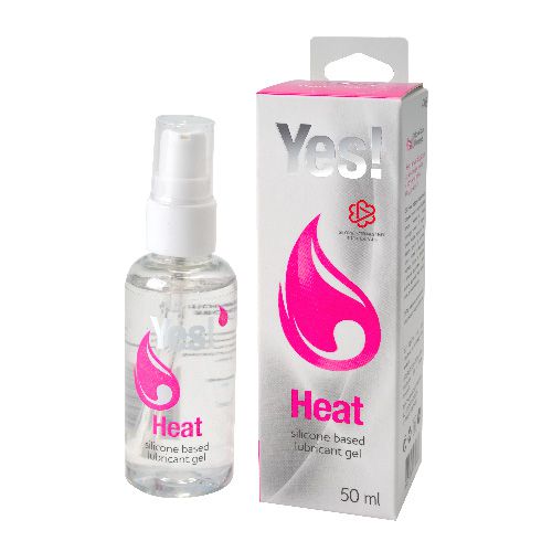 Возбуждающая силиконовая вагинальная смазка Yes Heat - 50 мл. - Sitabella - купить с доставкой в Димитровграде