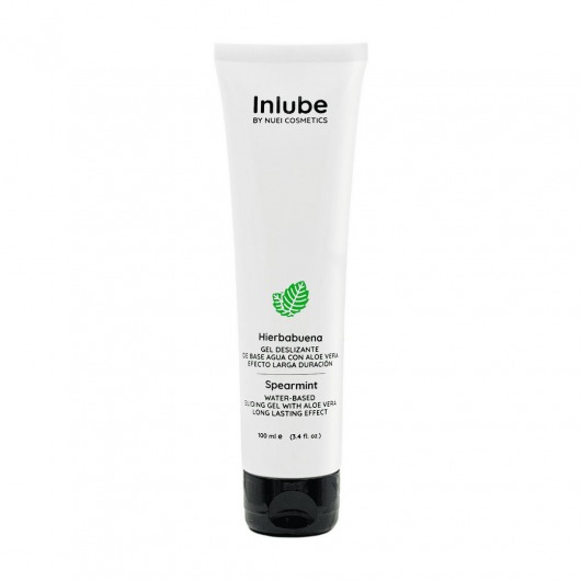 Водный лубрикант Nuei Inlube с алоэ вера и ароматом мяты - 100 мл. - Nuei cosmetics - купить с доставкой в Димитровграде