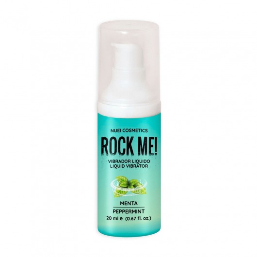 Жидкий вибратор Nuei Rock Me! с ароматом мяты - 20 мл. - Nuei cosmetics - купить с доставкой в Димитровграде