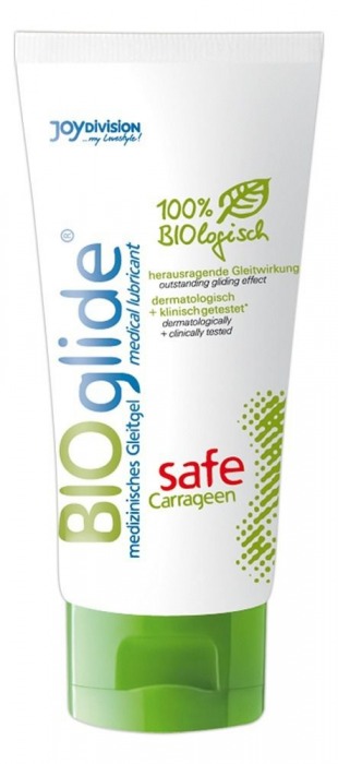 Гель-лубрикант на водной основе BIOglide safe Carrageen - 100 мл. - Joy Division - купить с доставкой в Димитровграде