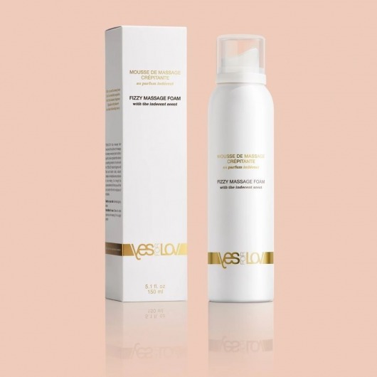 Массажная пена Fizzy Massage Foam - 150 мл. - YESforLOV - купить с доставкой в Димитровграде