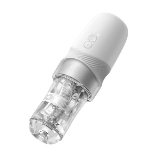 Белый автоматический мастурбатор Extra Sauce - Sauce - в Димитровграде купить с доставкой