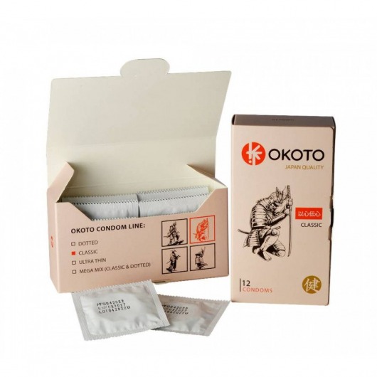 Презервативы OKOTO Classic - 12 шт. - Sitabella - купить с доставкой в Димитровграде